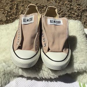 COPY - Converse unisex tan/cream colored low tops